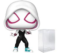 POP Marvel: Spider-Man: Across The Spider-Verse - Spider-Gwen (Gwen Stacy) Funko Vinyl Figure (Bundled with Compatible Box Protector Case), Multicolor, 3.75 inches