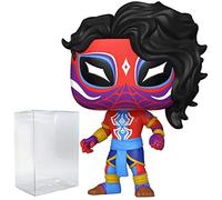 POP Marvel: Spider-Man: Across The Spider-Verse - Spider- Man India Funko Vinyl Figure (Bundled with Compatible Box Protector Case), Multicolor, 3.75 inches