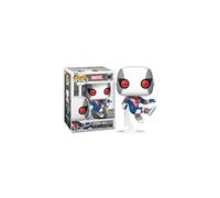 POP! Marvel: Spider-Man Bug-Eyes Armor - (White/Blue), Convention - Marvel Comics - Amazon Exclusive - Collectable Vinyl Figure - Gift Idea - Official