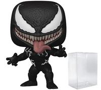 POP Marvel: Venom 2 Let There Be Carnage - Venom [Eddie Brock] Funko Vinyl Figure (Bundled with Compatible Box Protector Case), Multicolored, 3.75 inches