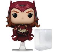 POP Marvel: WandaVision - The Scarlet Witch Funko Vinyl Figure (Bundled with Compatible Box Protector Case), Multicolored, 3.75 inches