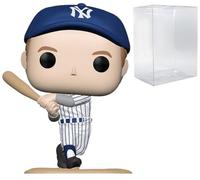 POP MLB: Legends - Lou Gehrig Funko Vinyl Figure (Bundled with Compatible Box Protector Case), Multicolor, 3.75 inches