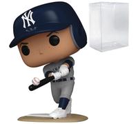 POP MLB: Yankees - Aaron Judge (Away Jersey) Funko Vinyl Figure (Includes Compatible Box Case), Multi-Colour, 3.75-Inch