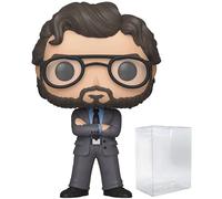 POP Money Heist: La Casa De Papel - The Professor Funko Pop! Vinyl Figure (Bundled with Compatible Pop Box Protector Case), Multicolored, 3.75 inches