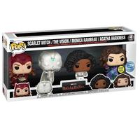 Funko POP! Movie Wanda Vision Glow Figures Pack of 4, ()