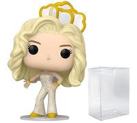 POP Movies: Barbie - Gold Disco Barbie Funko Vinyl Figure (Bundled with Compatible Box Protector Case), Multicolor, 3.75 inches
