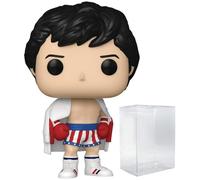 POP Movies: Rocky - Rocky Balboa (Rocky IV) Funko Vinyl Figure (Bundled with Compatible Box Protector Case), Multicolored, 3.75 inches