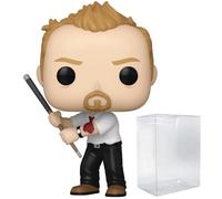 POP Movies: Shaun of The Dead - Shaun Specialty Series Exclusive Funko Vinyl Figure (Bundled with Compatible Box Protector Case), Multicolor, 3.75 inches
