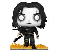 POP Movies: The Crow - Eric Draven with Crow Funko Vinyl Figure (Bundled with Compatible Box Protector Case), Multicolored, 3.75 inches