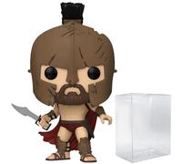 POP Movies: WB 100-300, Leonidas with Helmet Limited Edition Chase Funko Vinyl Figure (Includes Compatible Box Protective Cover), Multicolor, 3.75"