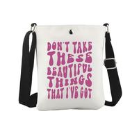 Pop Music Song Inspired Crossbody Bag Song Lyrics Gift Singer Album Gift for Sing Fans (These Beautiful CB EU)
