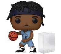 POP NBA: Grizzlies - Ja Morant (Alternate Uniform) Funko Vinyl Figure (Bundled with Compatible Box Protector Case), Multicolor, 3.75 inches