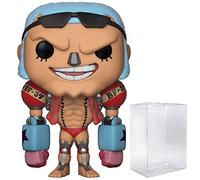 POP One Piece - Franky Funko Vinyl Figure (Bundled with Compatible Box Protector Case) Multicolor 3.75 inches