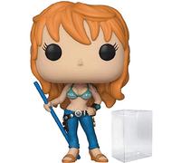 POP One Piece - Nami Funko Pop! Vinyl Figure (Bundled with Compatible Pop Box Protector Case) Multicolor 3.75 inches