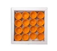 Pop Orange Canape Shells, (40mm) x 30