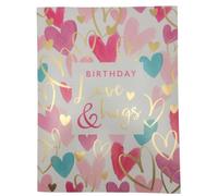 Pop Out Birthday Love & Hugs for You Card Just Wow! Pop Up 3D Greeting Card WOW002