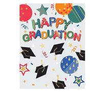 Pop Out Happy Graduation Congratulations Card Just WOW! Pop Up 3D Large Cards
