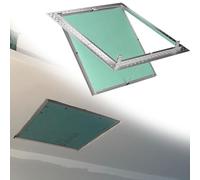 Pop Out Inspection Board Service Doors, Paintable Ceiling Access Panel for Electrical Box/Hospital/Office Building, Flush Mounted Wall Hole Cover Plate(50 x 55cm/20 x 22in)