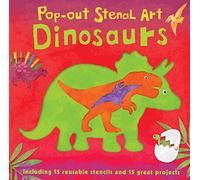 Pop-out Stencil Art: Dinosaurs