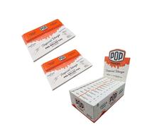 Pop Papers | 64 Ultra Thin King Size Rolling Papers | 24 Tropical Mango Flavoured Filter Tips | 2 Pack Bundle | Squeeze and Pop to Activate