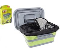 POP PMS SUMMIT 18L FOLDING COOL BOX LIME/GREY