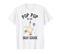 Pop Pop of The Silly Goose First Birthday Family Matching T-Shirt