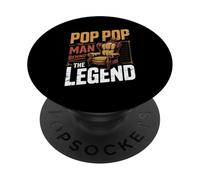 Pop Pop The Man Behind The Legend Grandfather PopSockets Adhesive PopGrip