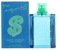 Pop Pour Uomo by Andy Warhol for Men EDT Cologne Spray 3.4 oz. New in Box