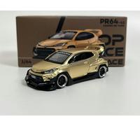 Pop Race Pandem GR Yaris Gold 1:64 Scale Pop Race PR640041