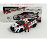 Pop Race Toyota GR Vios Sepang 1000 KM 2022 Tengku Djan #37 1:64 Scale PR640007