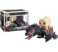 Funko POP! Rides: GOT - Daenerys Targaryen on Fiery Drogon - Game Of Thrones - Collectable Vinyl Figure - Gift Idea - Official Merchandise - Toys for Kids & Adults - TV Fans