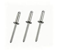 Pop Rivets 304 Stainless Steel Countersunk Blind Rivet, 2.4mm 3mm Open Blind Pop Rivets 100 Pieces(3x8mm)