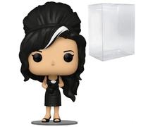 POP Rocks: Amy Winehouse - Back to Black Funko Vinyl Figure (Bundled with Compatible Box Protector Case), Multicolored, 3.75 inches