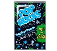 2 Pack of New POP ROCKS Flavored Real Popping Candy Taste The Explosion Original Free USA (Tropical Punch)