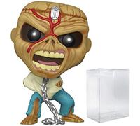 POP Rocks: Iron [Maiden] Eddie - Piece of Mind Funko Vinyl Figure (Bundled with Compatible Box Protector Case), Multicolored, 3.75 inches