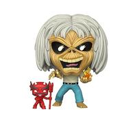 POP Rocks: Iron [Maiden] - Number of The Beast (Skeleton Eddie) Funko Vinyl Figure (Bundled with Compatible Box Protector Case), Multicolored, 3.75 inches