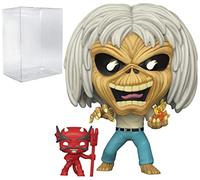 POP Rocks: Iron [Maiden] - Number of The Beast (Skeleton Eddie) Funko Vinyl Figure (Bundled with Compatible Box Protector Case), Multicolored, 3.75 inches