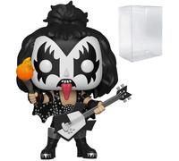 POP Rocks: KISS - The Demon (Gene Simmons) Funko Pop! Vinyl Figure (Bundled with Compatible Pop Box Protector Case), Multicolored, 3.75 inches