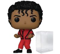 POP Rocks: Michael Jackson - Thriller Funko Vinyl Figure (Bundled with Compatible Box Protector Case), Multicolored, 3.75 inches