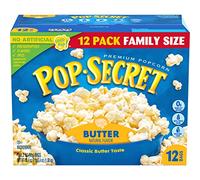 Pop Secret Butter Microwave Popcorn 12ct (3.2oz Bags), 38.4oz Box (Pack of 1)