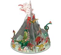 Pop & Slot Advent Calendar Epoch Before Christmas 3D Christmas Advent Calendar | Pop Up Advent Calendar Freestanding Advent Calendar | Dinosaur Advent