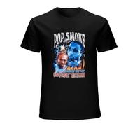 Pop Smoke Cannot Say Pop Mens T-Shirt Black Unisex Mens Tees XL