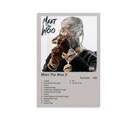 Pop Smoke-Meet The Woo 2 Poster Romantic Moive Canvas Wall Art Printing For Wall Decor16x24inch(40x60cm) Unframe-style