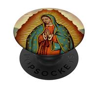 Pop Sockets Grip Stand Guadalupe Virgin Mary Catholic PopSockets Swappable PopGrip