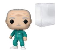 Pop! Squid Game Player 001 - Oh Il-NAM (Bundled with Compatible Pop Box Protector Case)