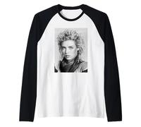 Pop Star Kim Wilde Teases & Dares Era Portrait 1984 Raglan Baseball Tee