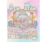 POP STAR : MUSIC ADVENTURE COLORING BOOK: Color Your Own World Tour , harajuku fashion