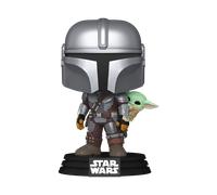 POP! Star Wars #818 The Mandalorian with Grogu (On Back)