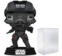POP Star Wars: Bad Batch - Echo Funko Pop! Vinyl Figure (Bundled with Compatible Pop Box Protector Case), Multicolored, 3.75 inches