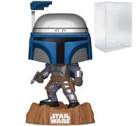 POP Star Wars: Bounty Hunter - Jango Fett Funko Vinyl Figure (Bundled with Compatible Box Protector Case), Multicolored, 3.75 inches